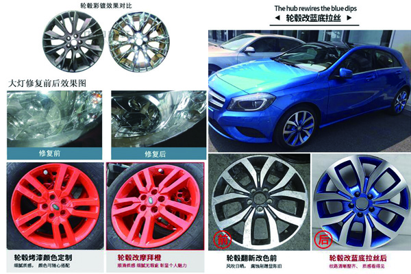 轮毂修复翻新竟然一个小时交车  汽车服务门店又增大蛋糕